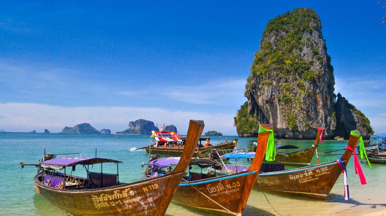 Krabi Phra Nang Beach - Keine Touristen bis 2021