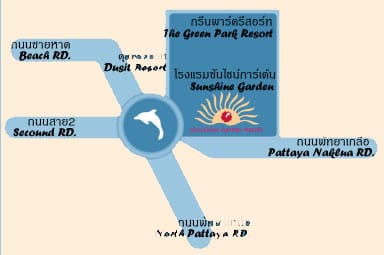 Lageplan des Resorts