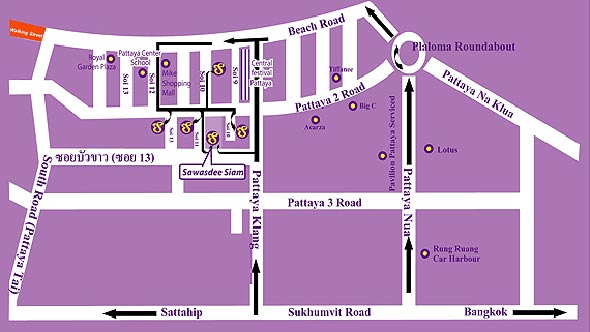 Lageplan des Hauses