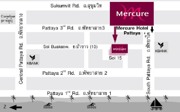 Lageplan Mercure Hotel