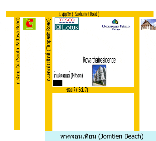 Lageplan Royal Thai Residence