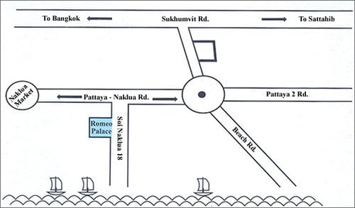 Lageplan des Hotels