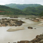 Mekong in Nordthailand kurz vor der Austrocknung