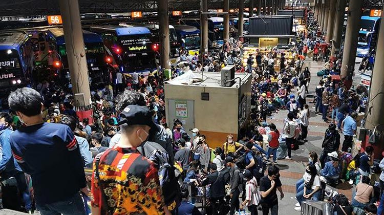 Busbahnhof Mo Chit in Bangkok