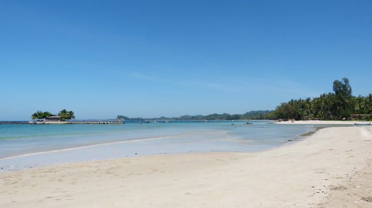 Ngapali Beach in Myanmar