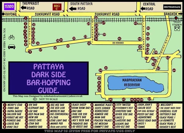 Bars in der Darkside von Pattaya
