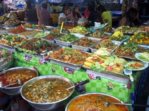 Pattaya Food Markt an der Thepprasit Road