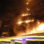 Feuer im Holiday Inn in der Soi Buakao in Pattaya