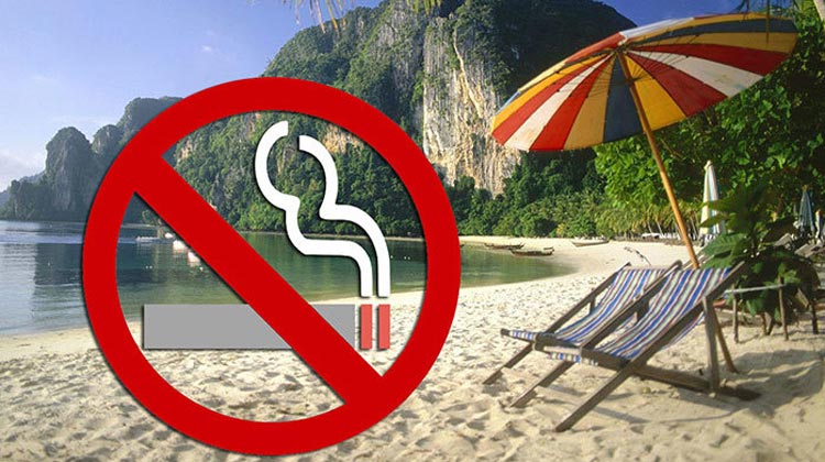 Rauchverbot an Thailands Stränden