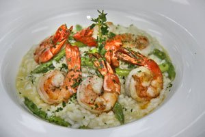 Risotto mit Garnelen