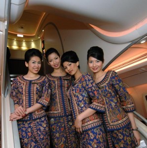 Stewardessen von Singapore Airlines