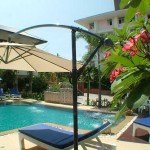 Swimmingpool Sirikarn Residence an der Naklua Road