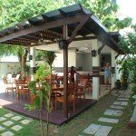 Gartenansicht Sirikarn Residence an der Naklua Road