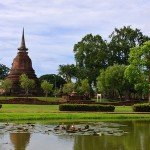 Zentral-Thailand - Sukhothai historische Atupa