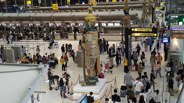 suvarnabhumi-airport in Bangkok