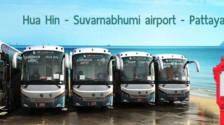 Buslinie vom Suvarnabhumi Airport nach Hua Hin und Pattaya hat Betrieb wieder aufgenommen | Photo: Daily News