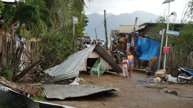 Beim Supertaifun Haiyan im November 2013 kamen auf den Philippinen mehr als 7.300 Menschen ums Leben