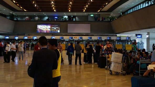 Manila Airport Terminal 1 Abflughalle
