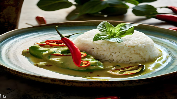 Gaeng Keow Wan - Grünes Thai-Curry - ein Hochgenuss aus der thailändischen Küche