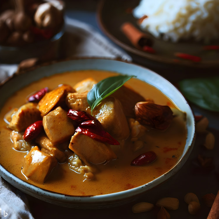 Nam Phrik Kaeng Massaman - das wahrscheinlich beste thailändische Curry vegan zubereitet