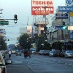 Udon Thani - Hauptstrasse am Morgen