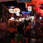 Pattaya Walking Street am Abend
