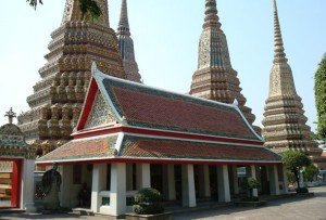 Prangs im Wat Phra Kaeo